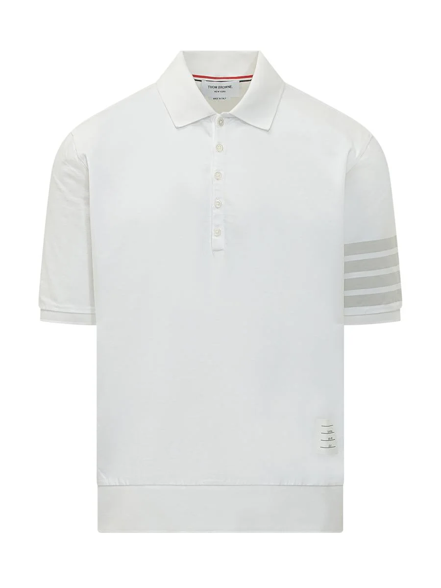 Thom Browne Polo Garment Dyed Short Sleeve - 1