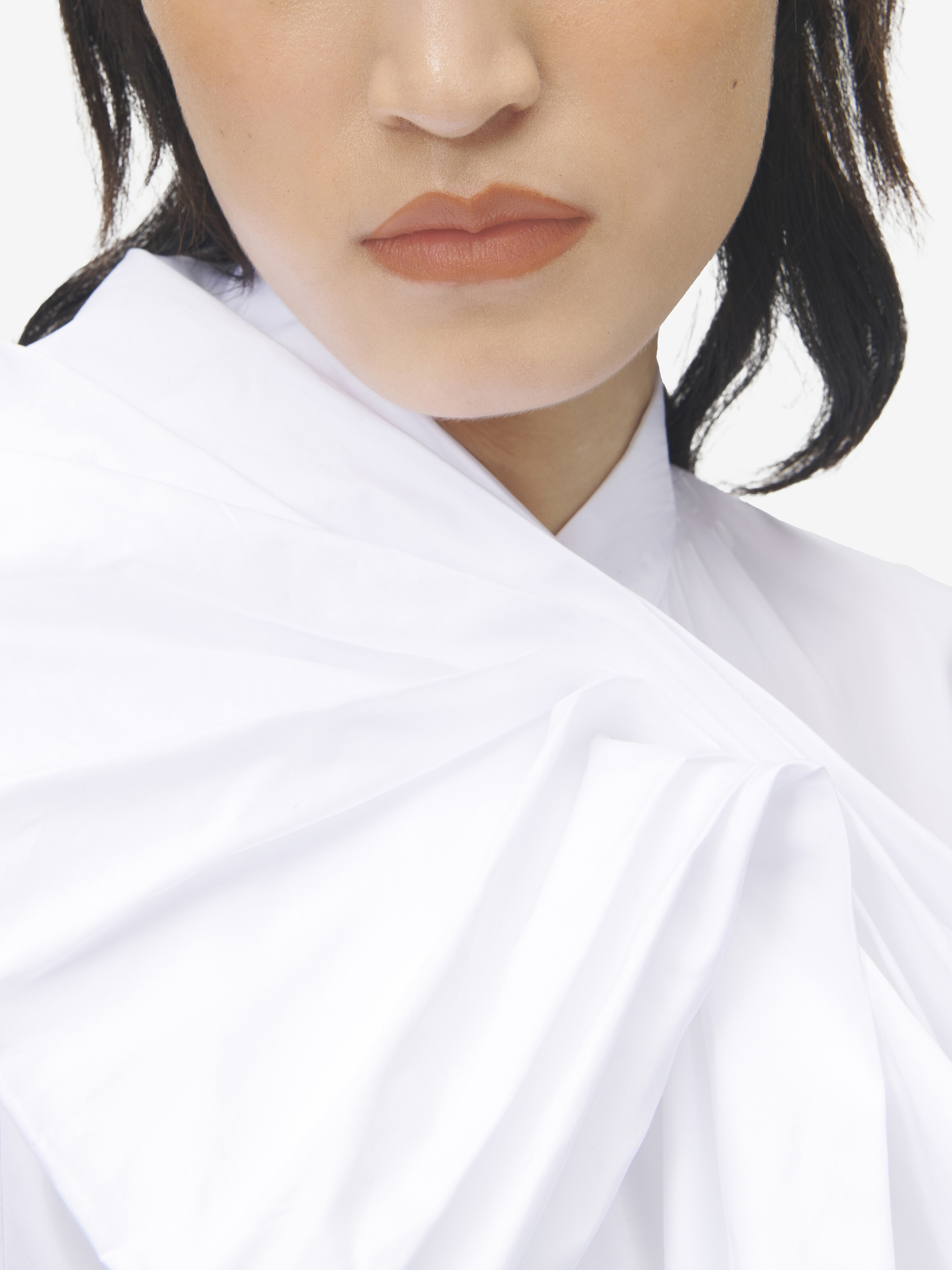 Ruffled Cotton Shirt - 6
