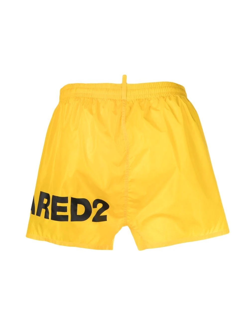 logo-print drawstring swim shorts - 2