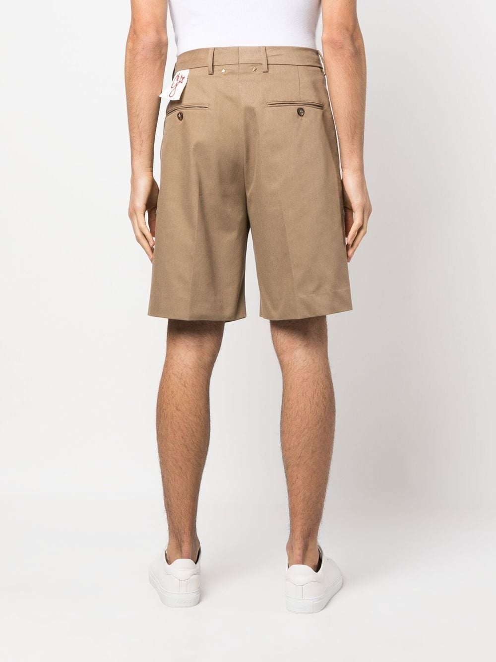 wide-leg Bermuda shorts - 4