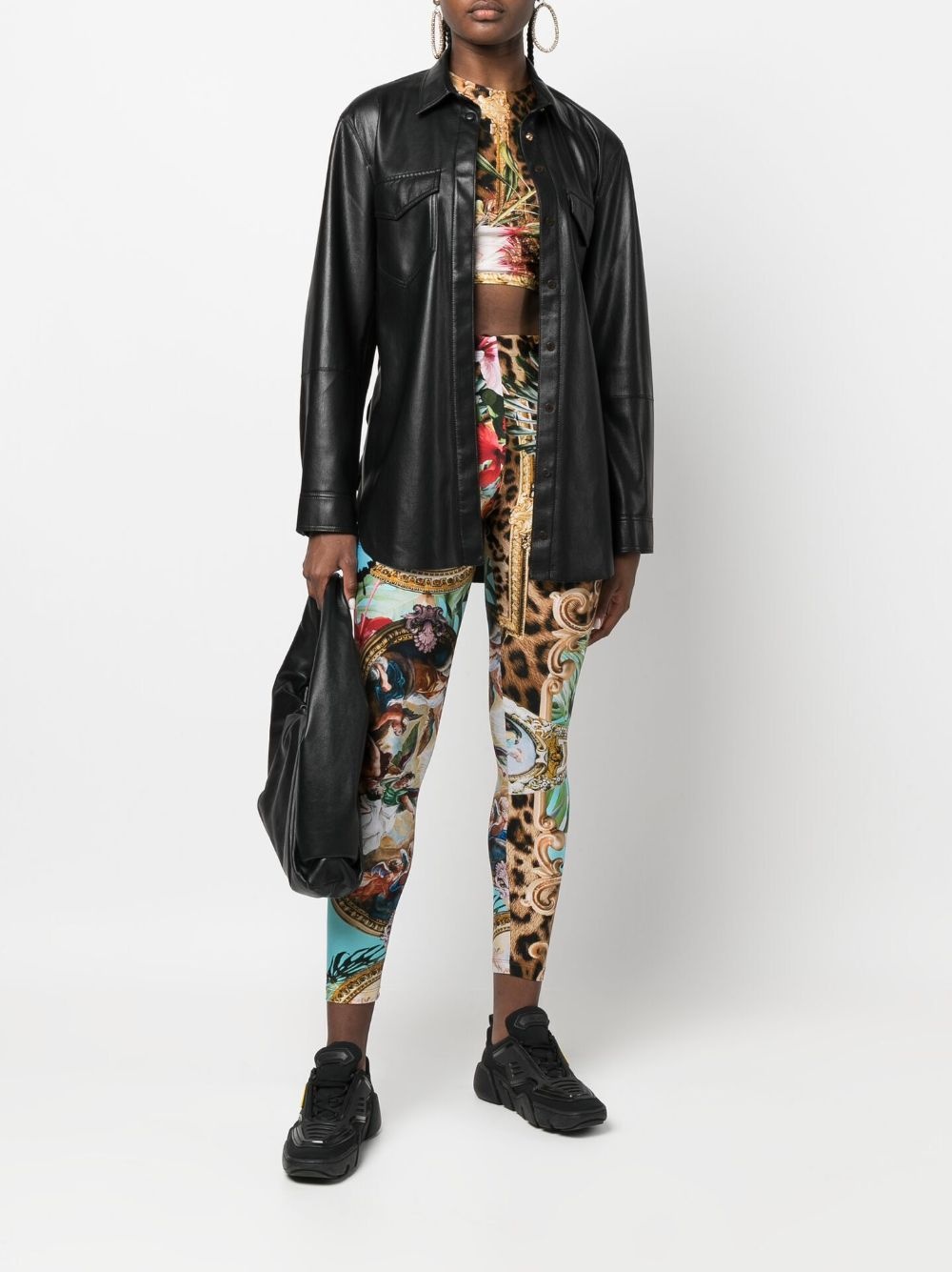 Baroque Flowers cropped top - 2
