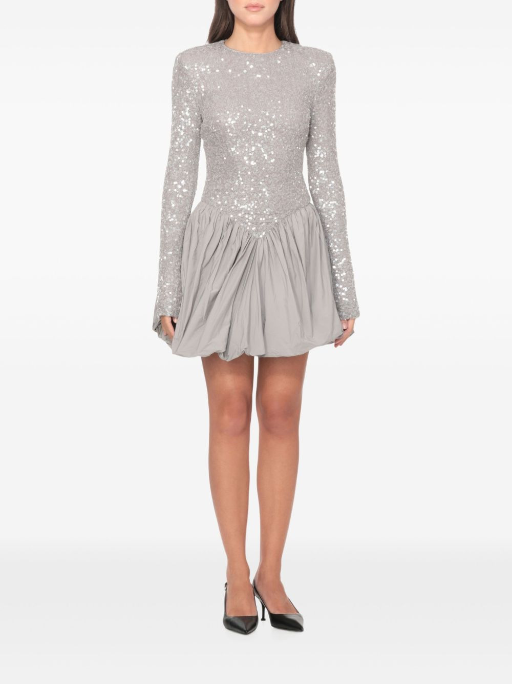 sequin-embellished mini dress - 2