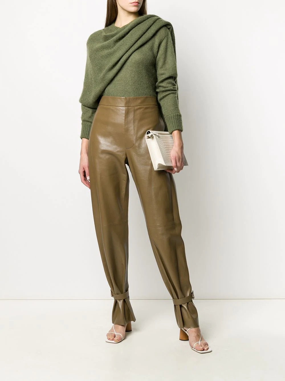 ankle strap trousers - 2