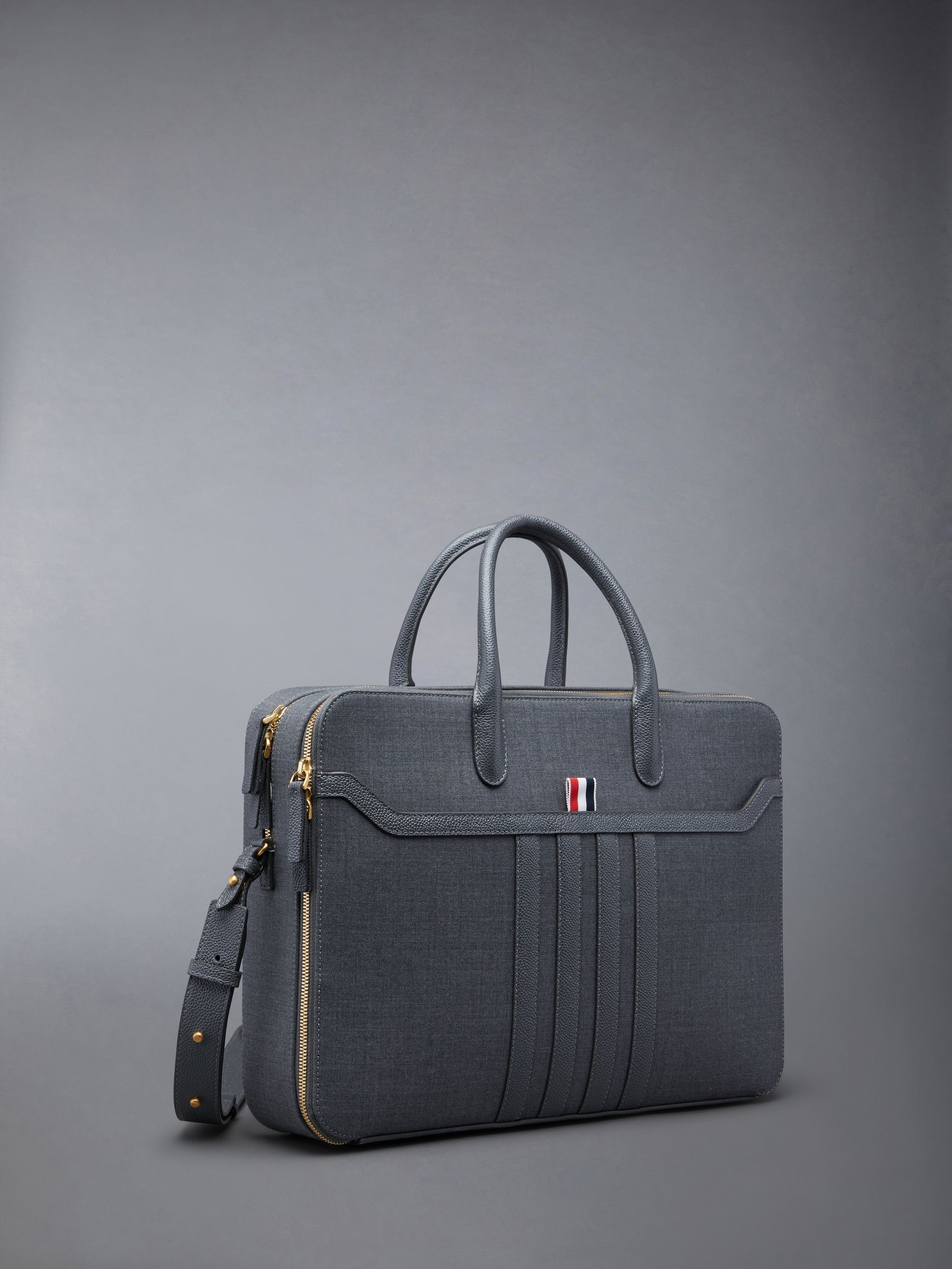 Wool 4-Bar Business Bag - 2