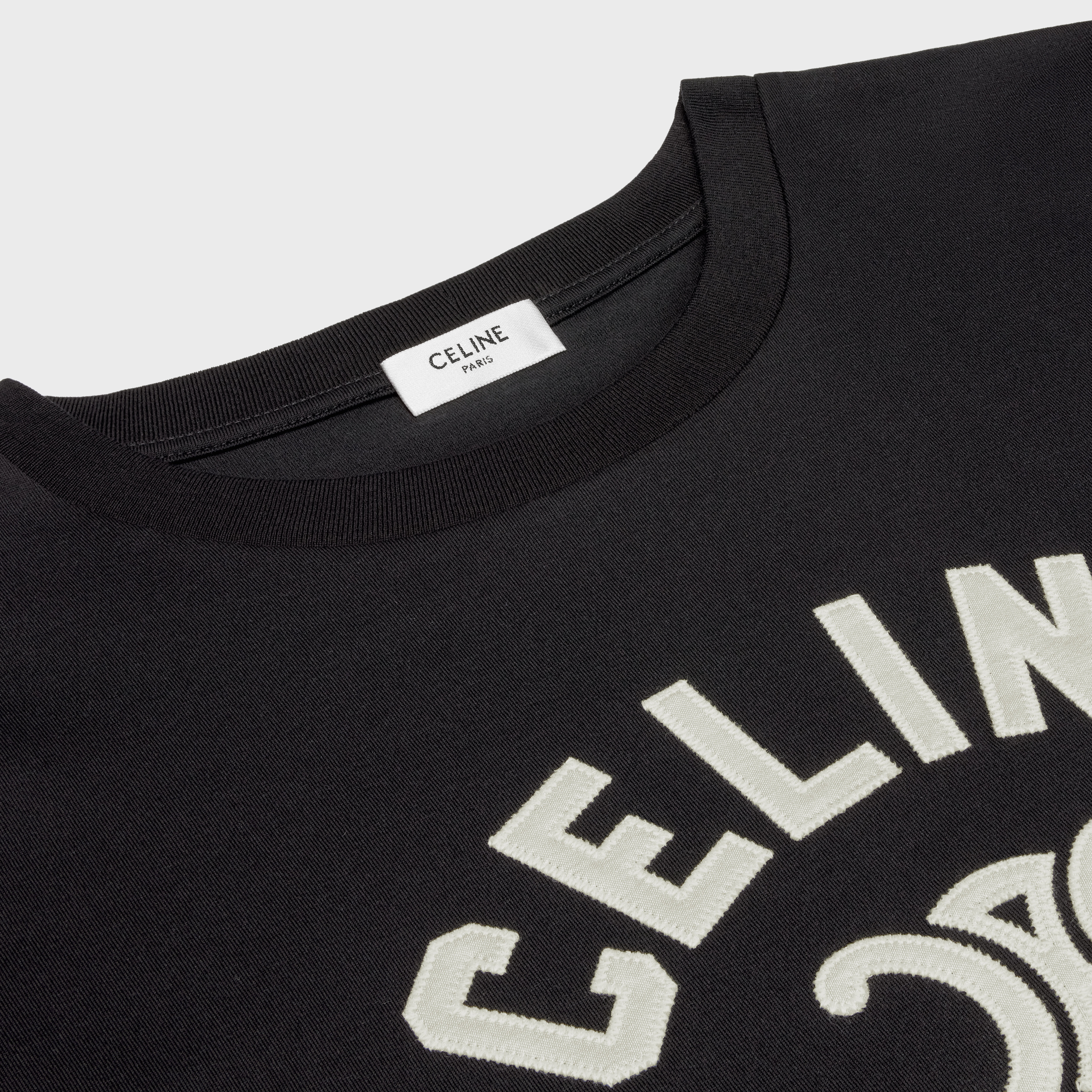 Celine Paris boxy T-shirt in cotton jersey - 3