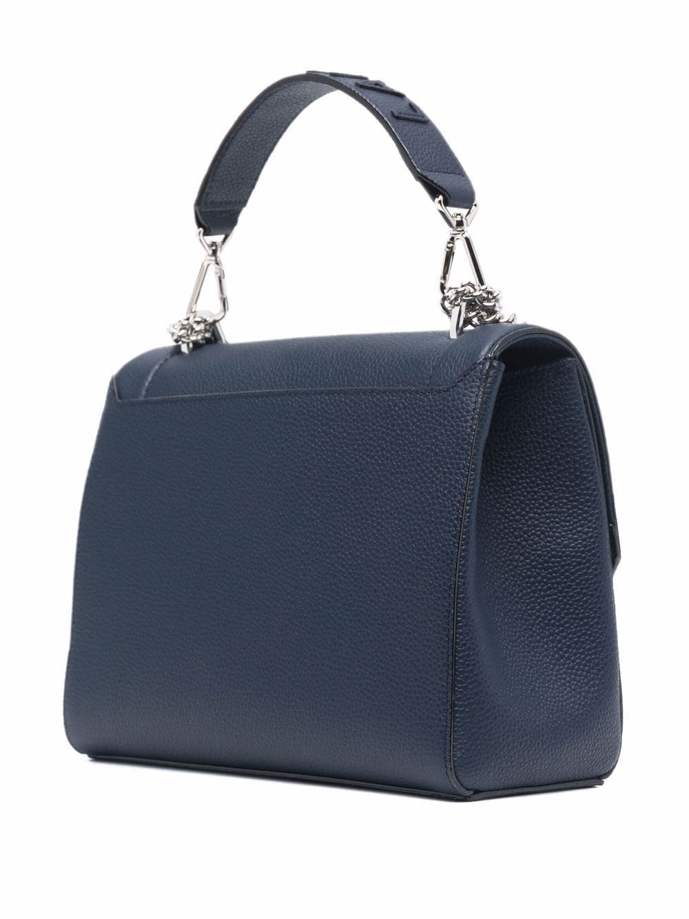 logo-print leather tote bag - 4