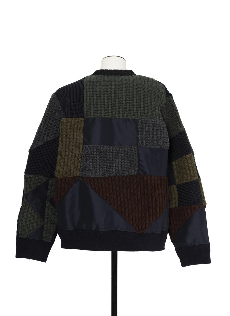 sacai x A.P.C. Quilts Knit Pullover 3