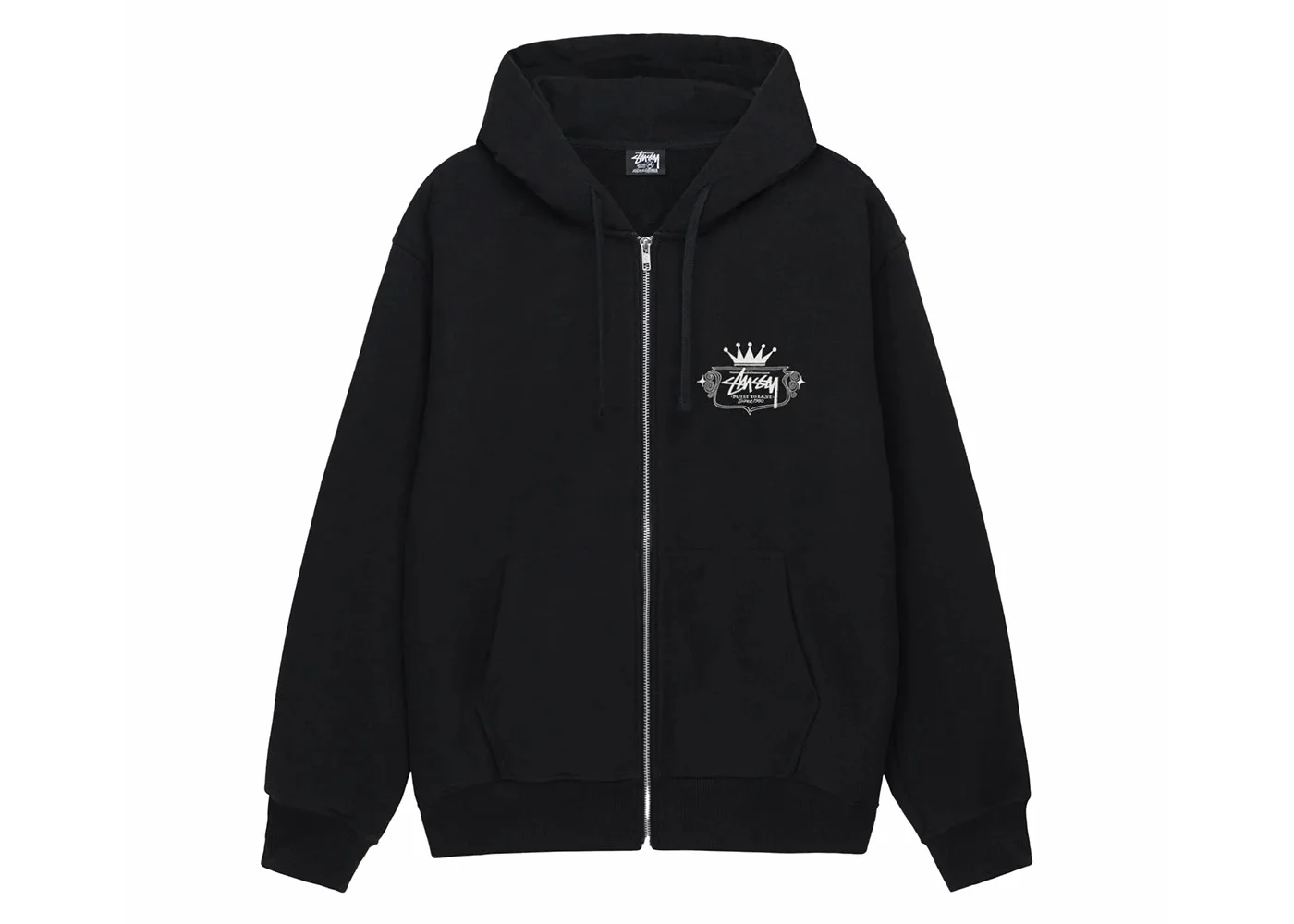 Stussy Built To Last Zip Hoodie Black - 1