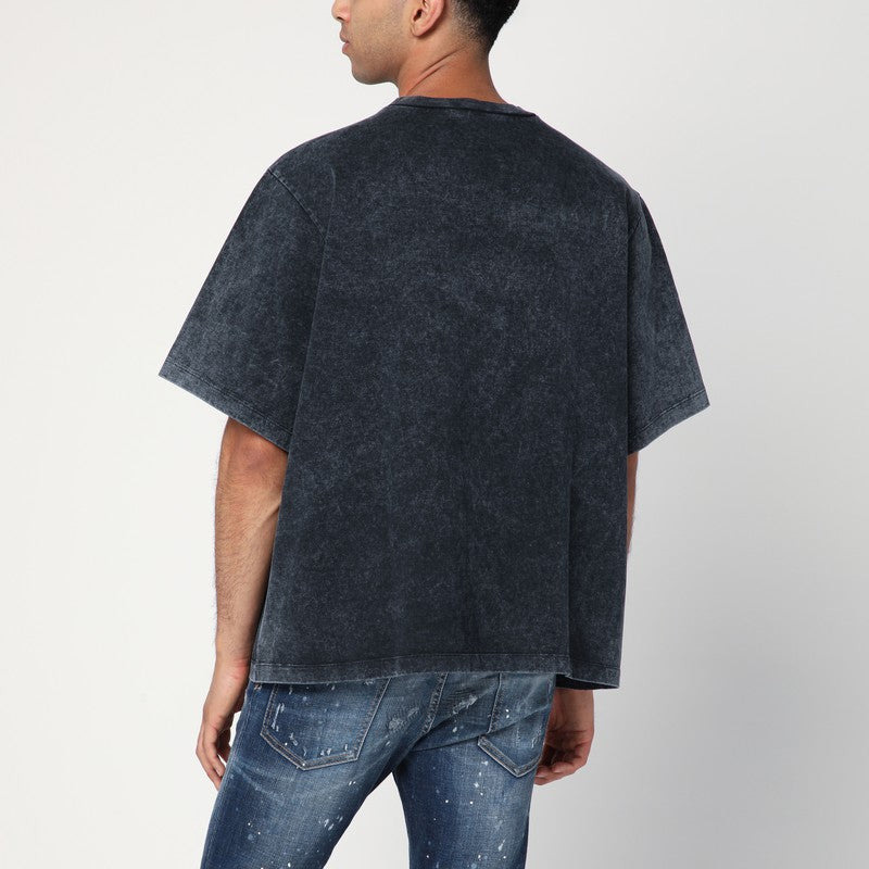Dsquared2 Washed Grey T-Shirt With Logo Men - 2