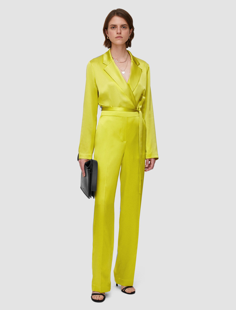 JOSEPH Silk Satin Tova Trousers outlook