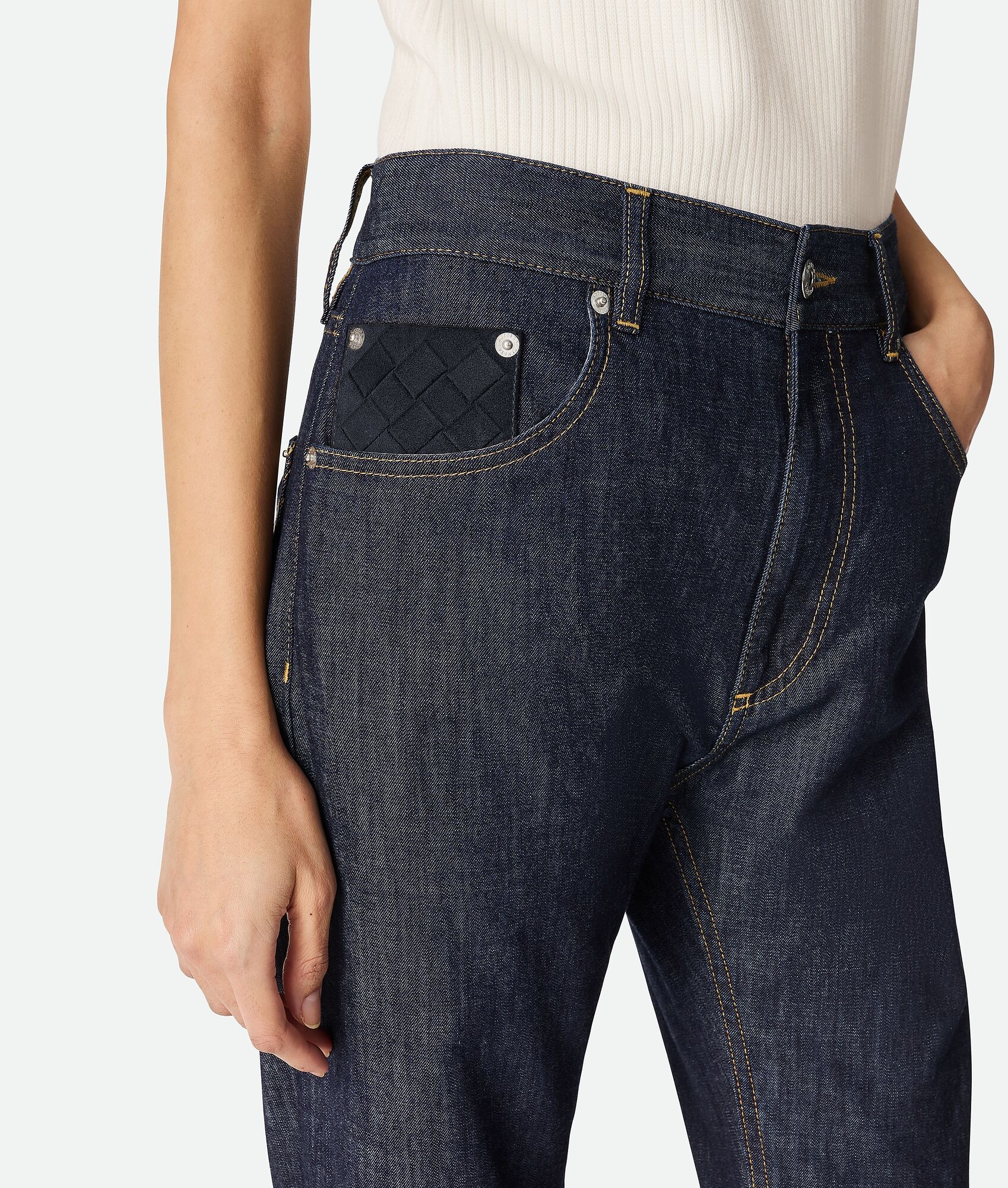 Indigo Straight Jeans - 4