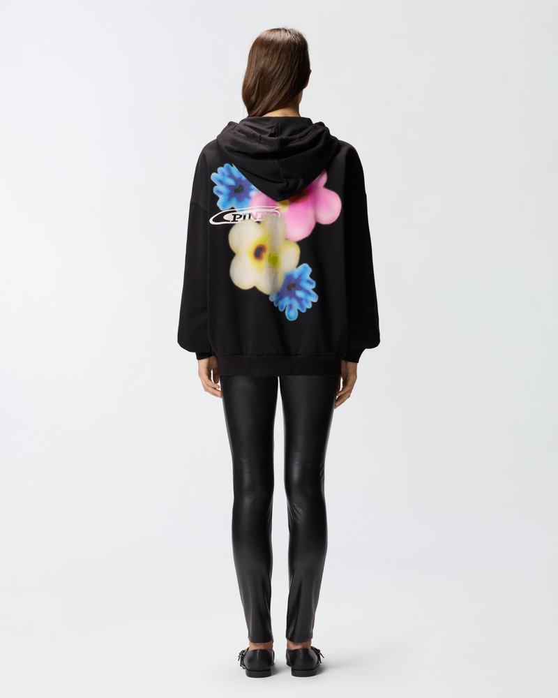 HOODIE WITH FLOWER PRINT 5