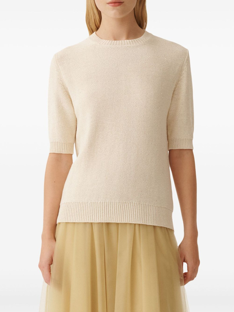 sequin-embellished T-shirt 3