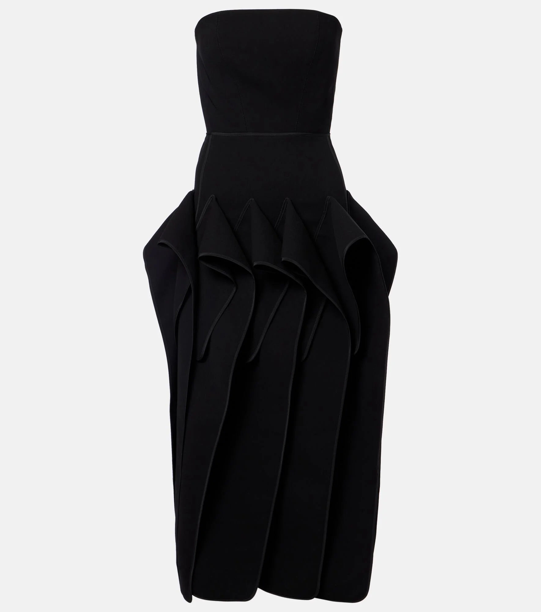 Breakout draped midi dress - 1