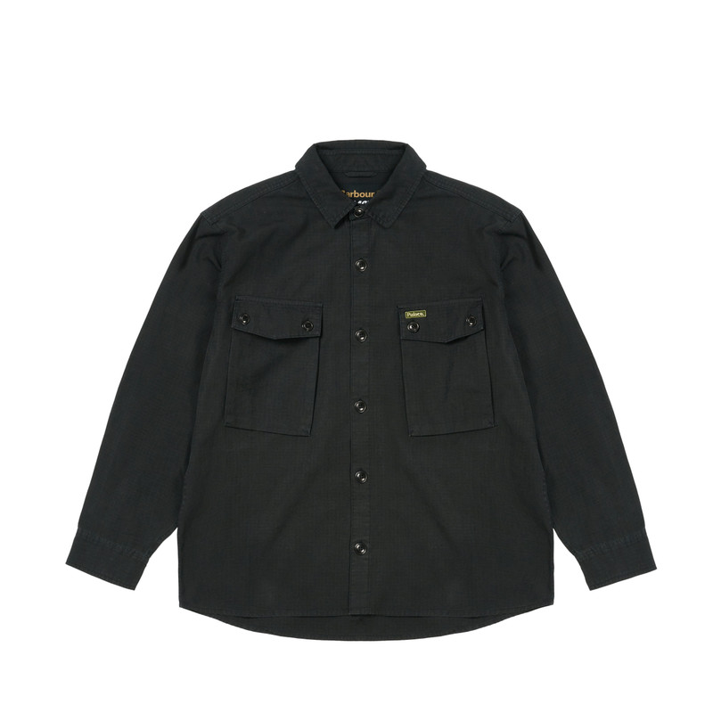 PALACE BARBOUR OFFICER SHIRT BLACK 1