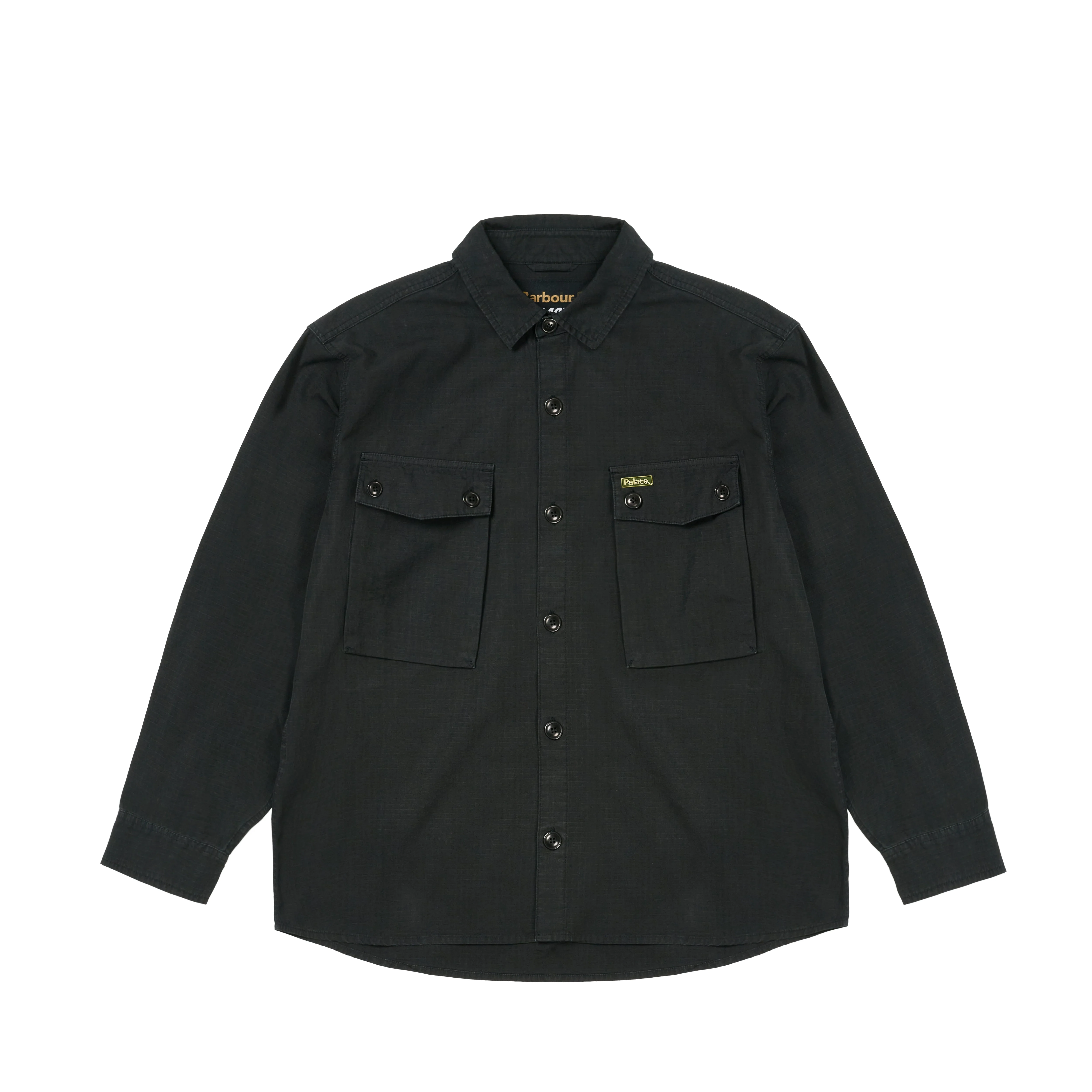 PALACE BARBOUR OFFICER SHIRT BLACK - 1