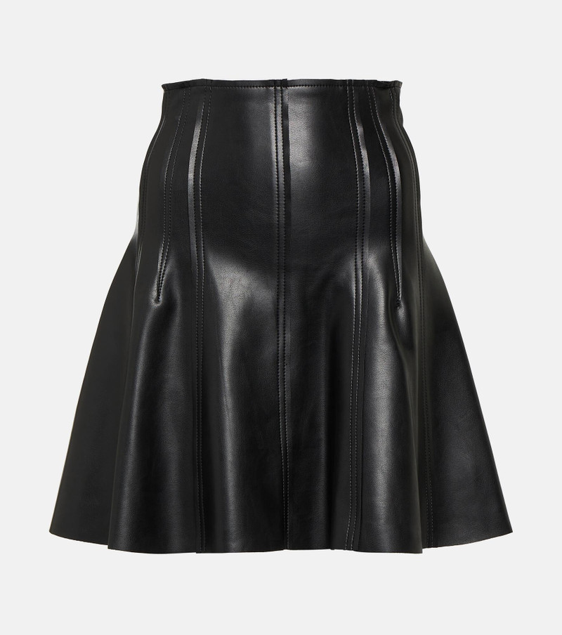 Grace faux leather miniskirt 1