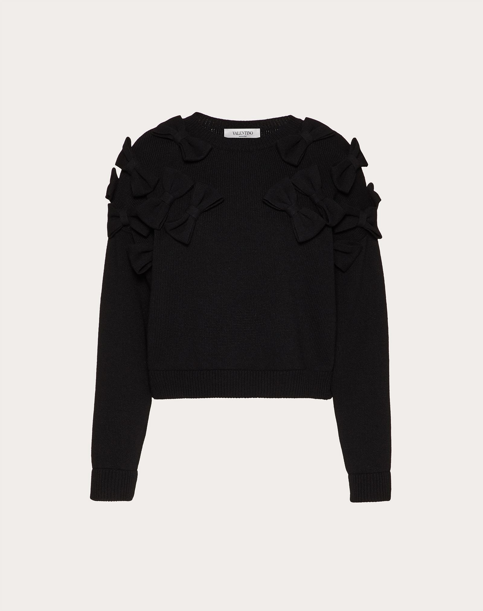 Embroidered Cashmere Wool Sweater - 1