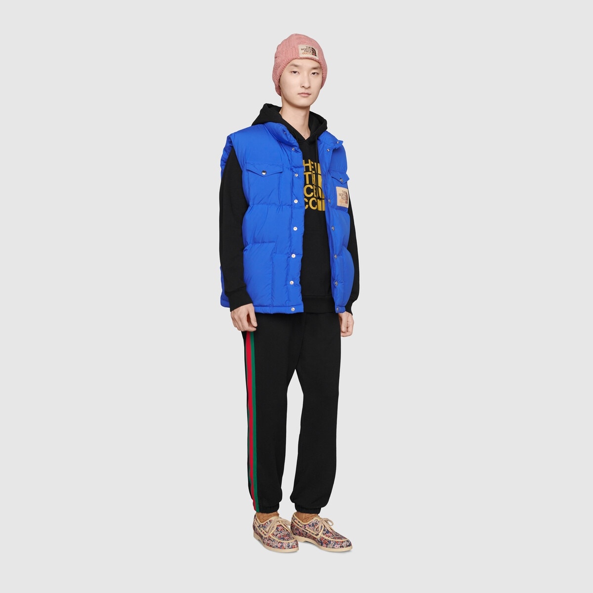 The North Face x Gucci Web print cotton sweatshirt - 2