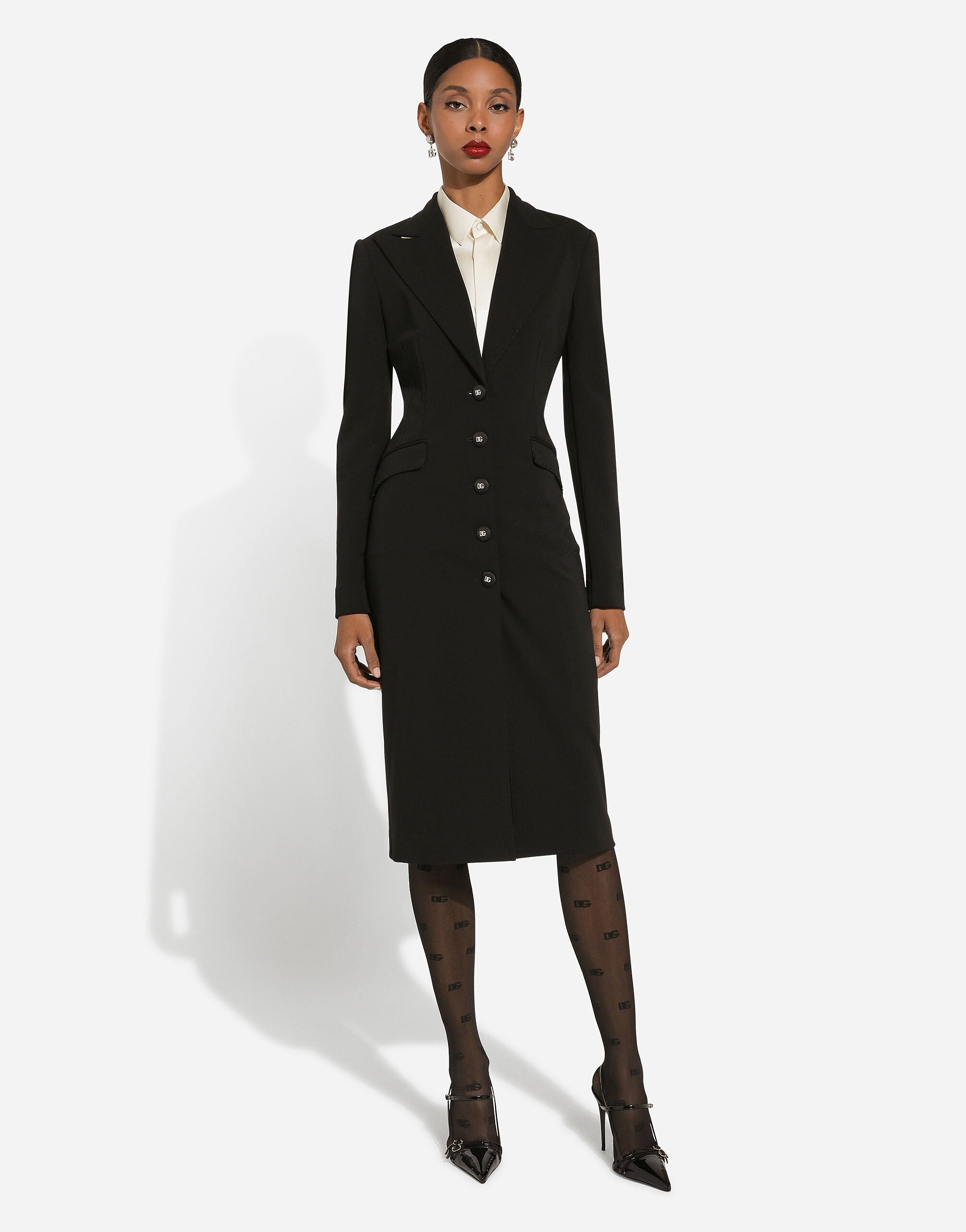 Jersey Milano rib coat - 2