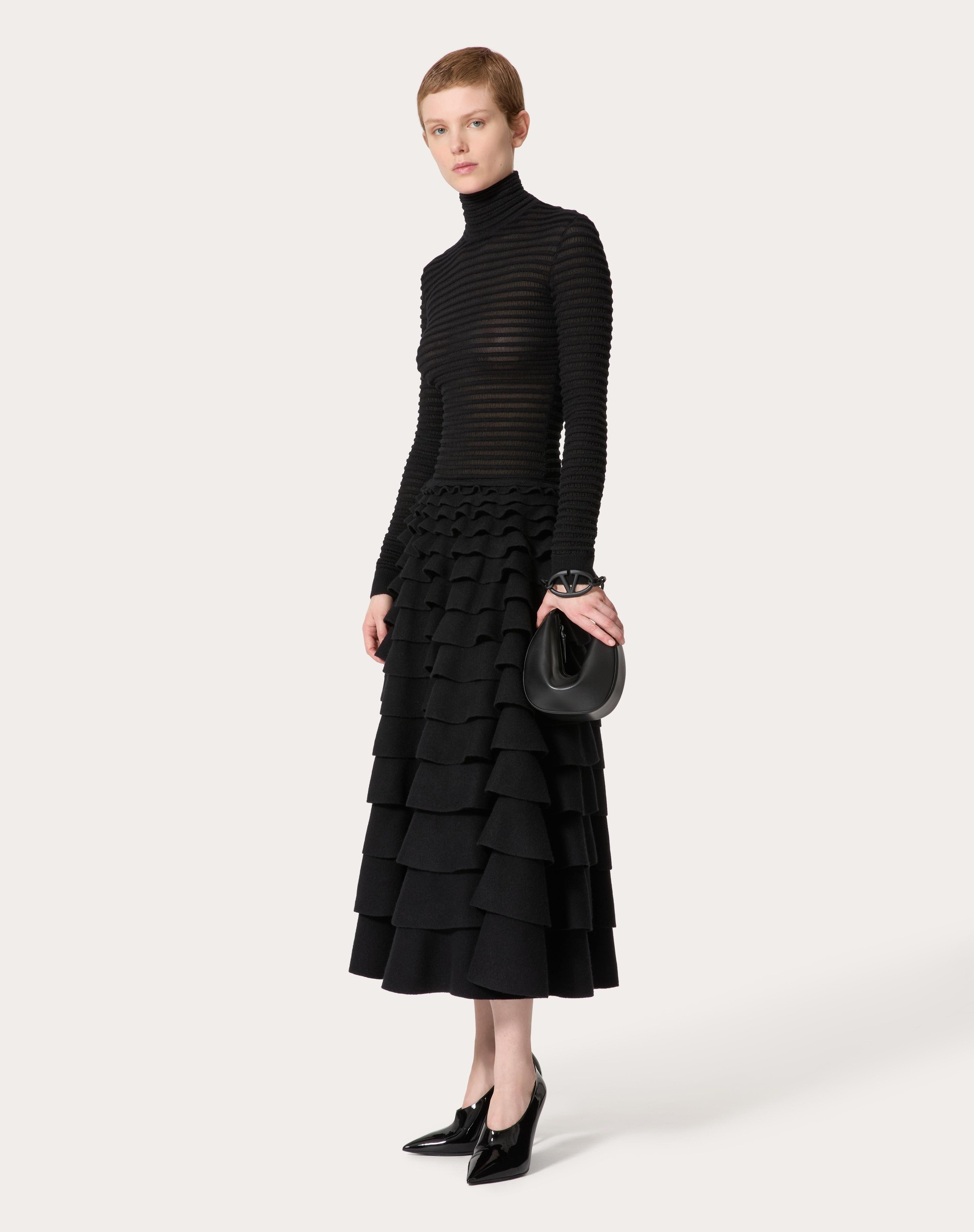 VISCOSE AND WOOL SWEATER - 2