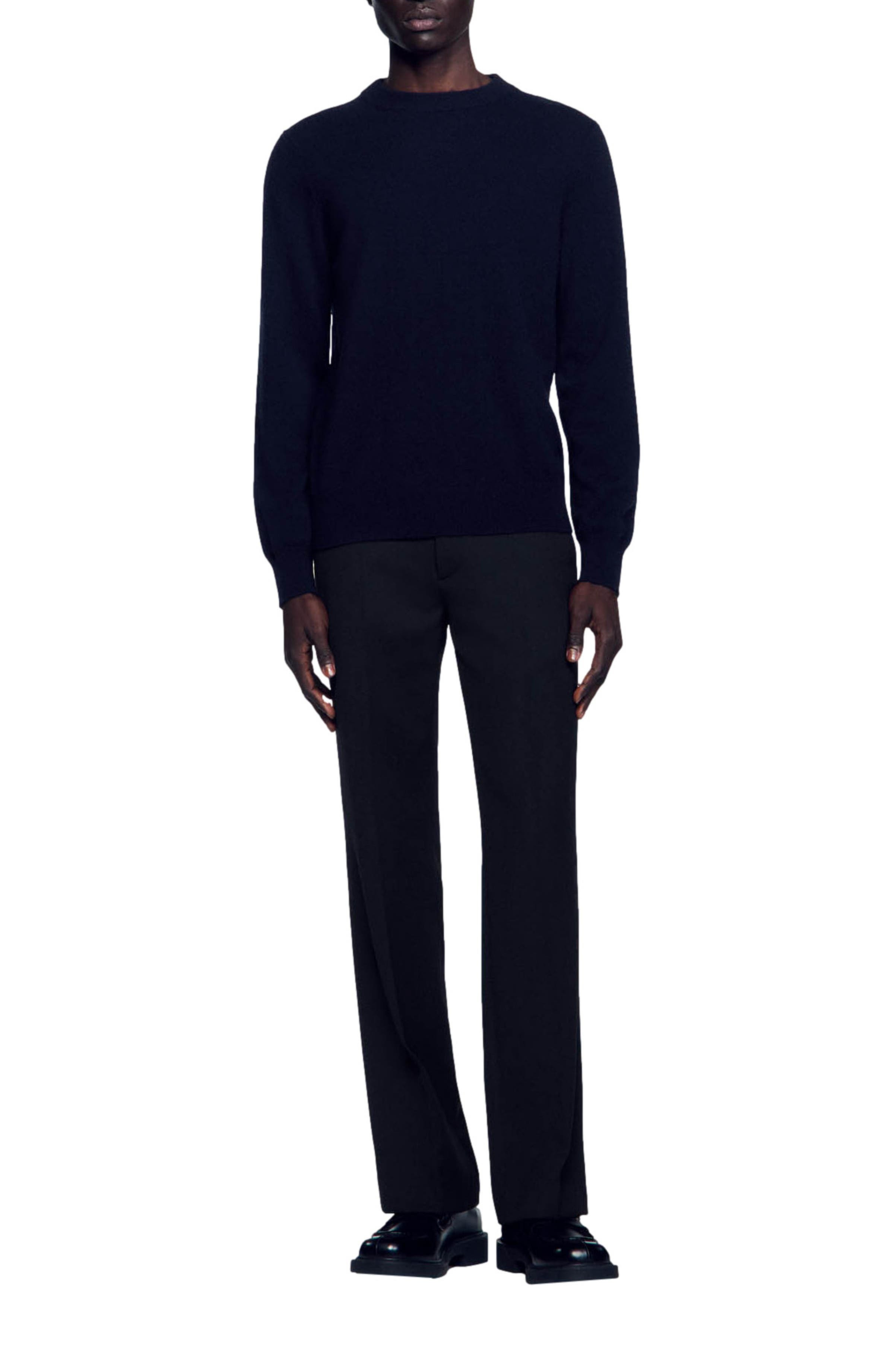 SANDRO Cashmere sweater in Dark Navy at Nordstrom - 5