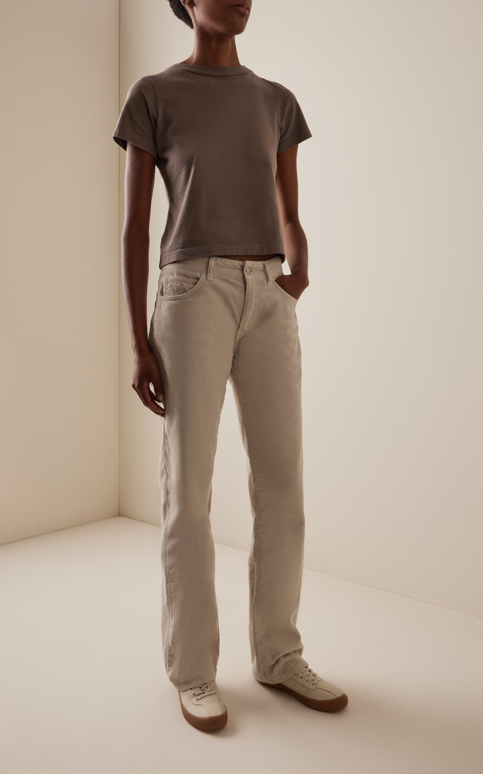 Tori Cotton-Jersey T-shirt neutral - 3
