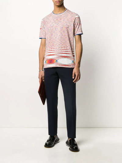 Missoni abstract stripe T-shirt outlook