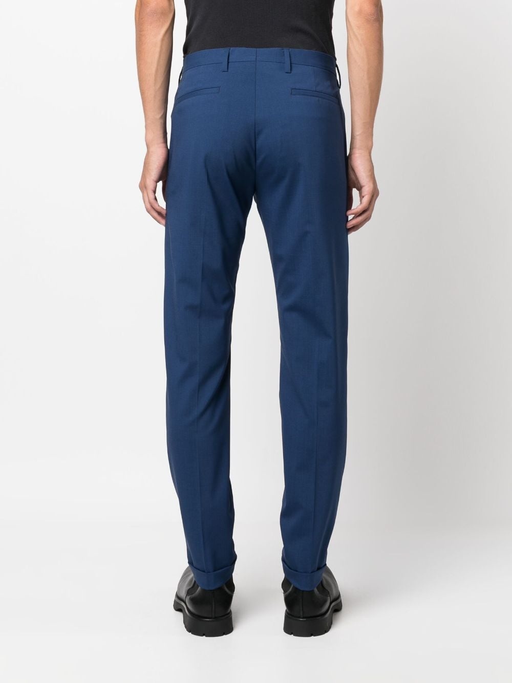slim-cut tailored trousers - 4