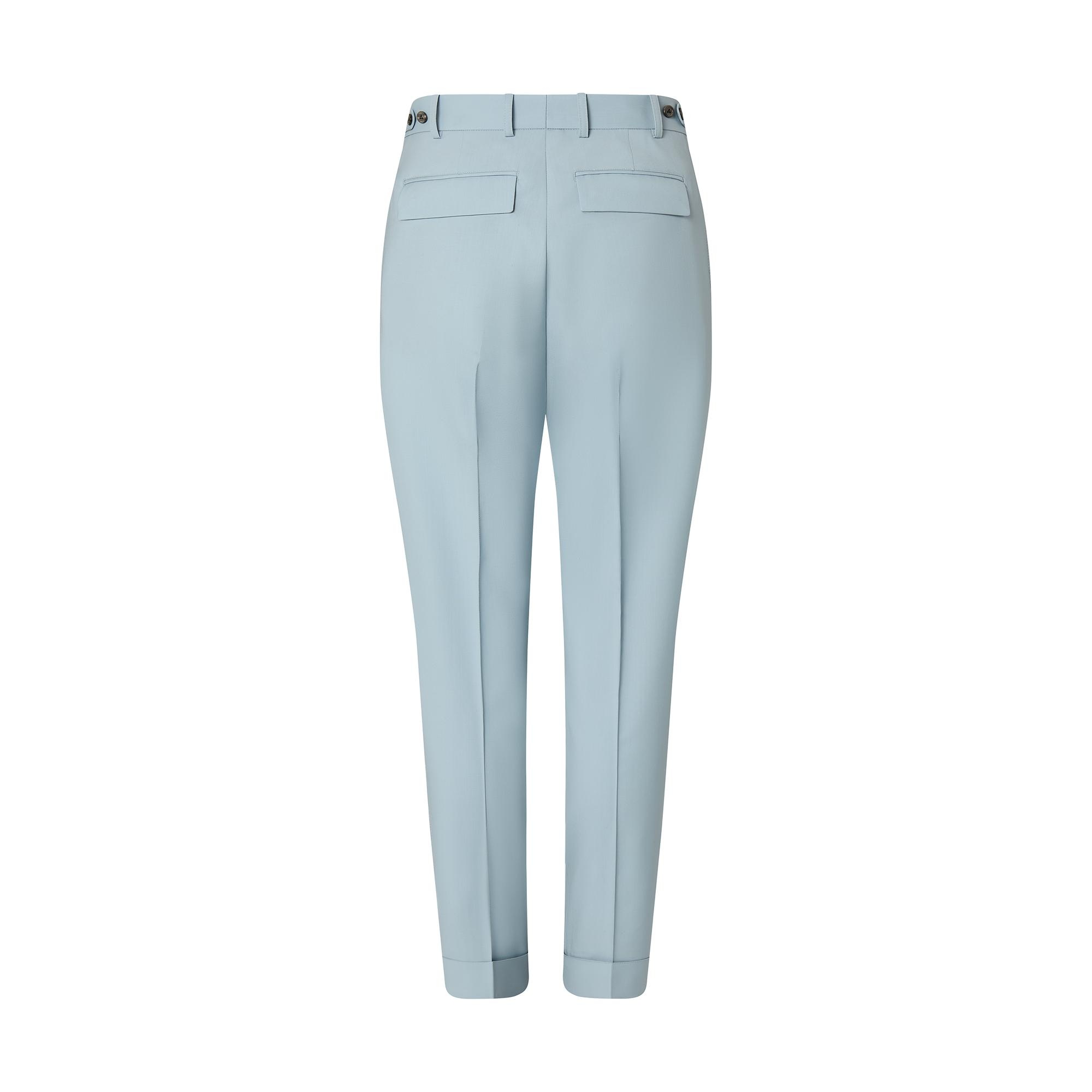 Fluid Wool Tailored Pants - 3
