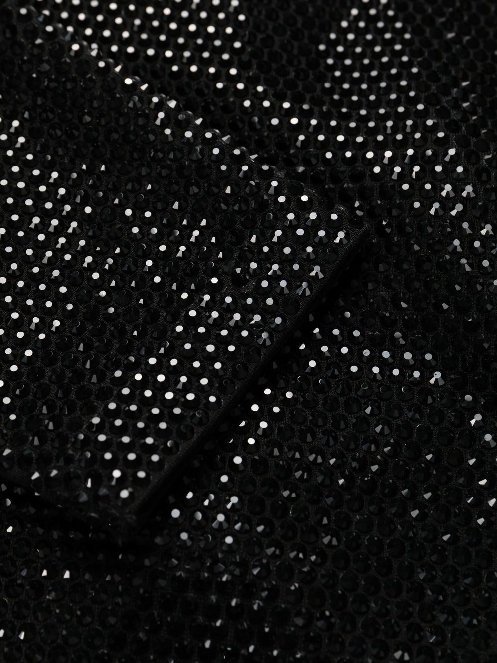 crystal-embellished backless dress - 6