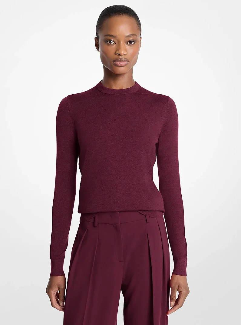 Cashmere and Wool Blend Sweater - 1