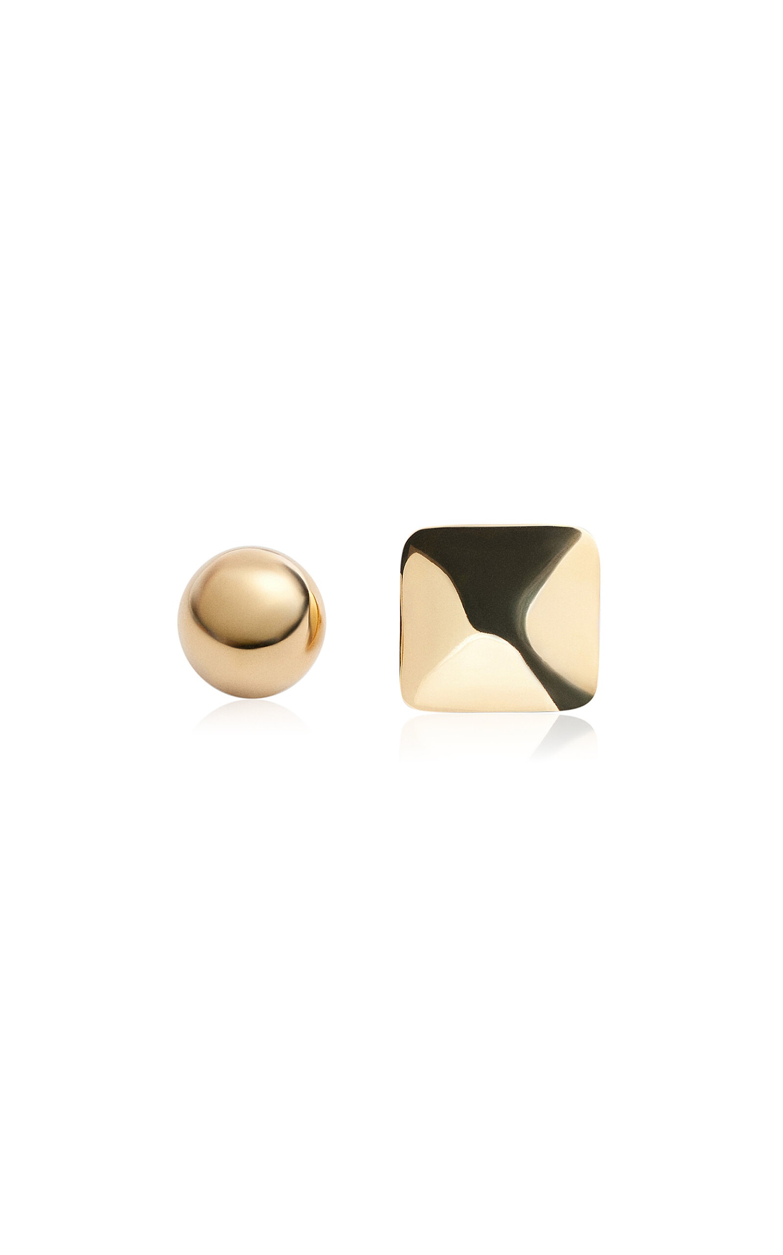 Les Rond Carre Gold-Tone Earrings gold - 1