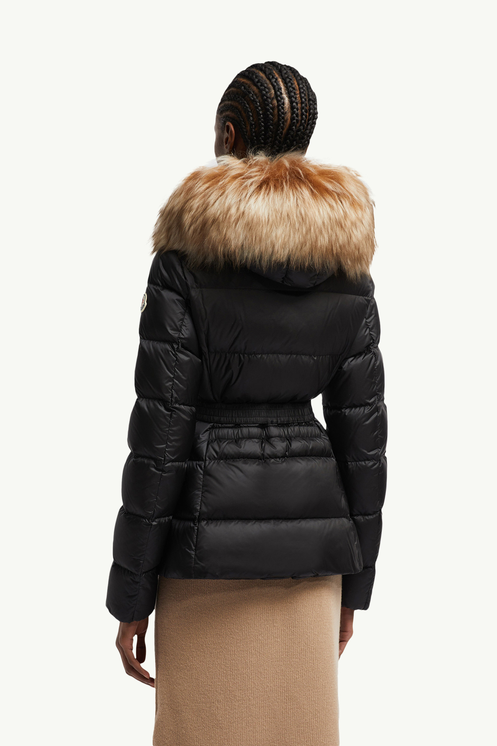 Boed Hooded Shearling-Trimmed Short Down Jacket - 5