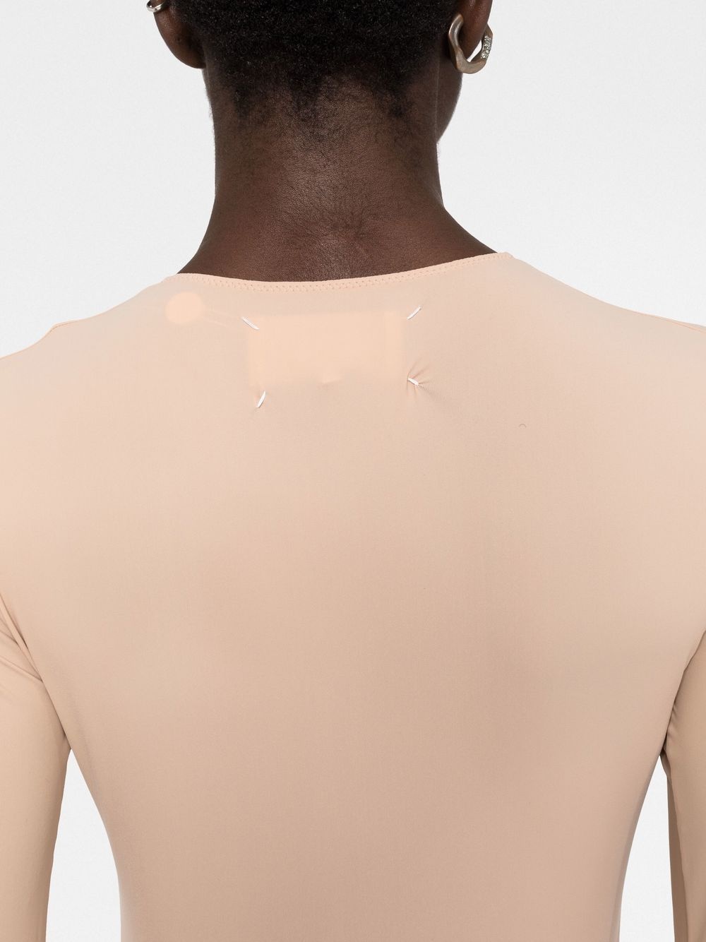 round-neck jersey bodysuit - 3