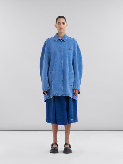 Marni BLUE ORGANIC DENIM JACKET WITH MARNI MENDING PATCH outlook