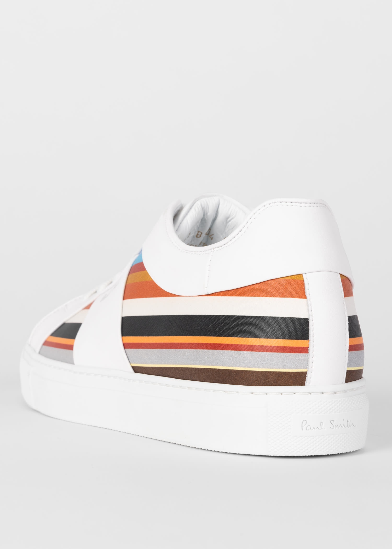 Leather 'Signature Stripe' Panel 'Basso' Trainers - 5