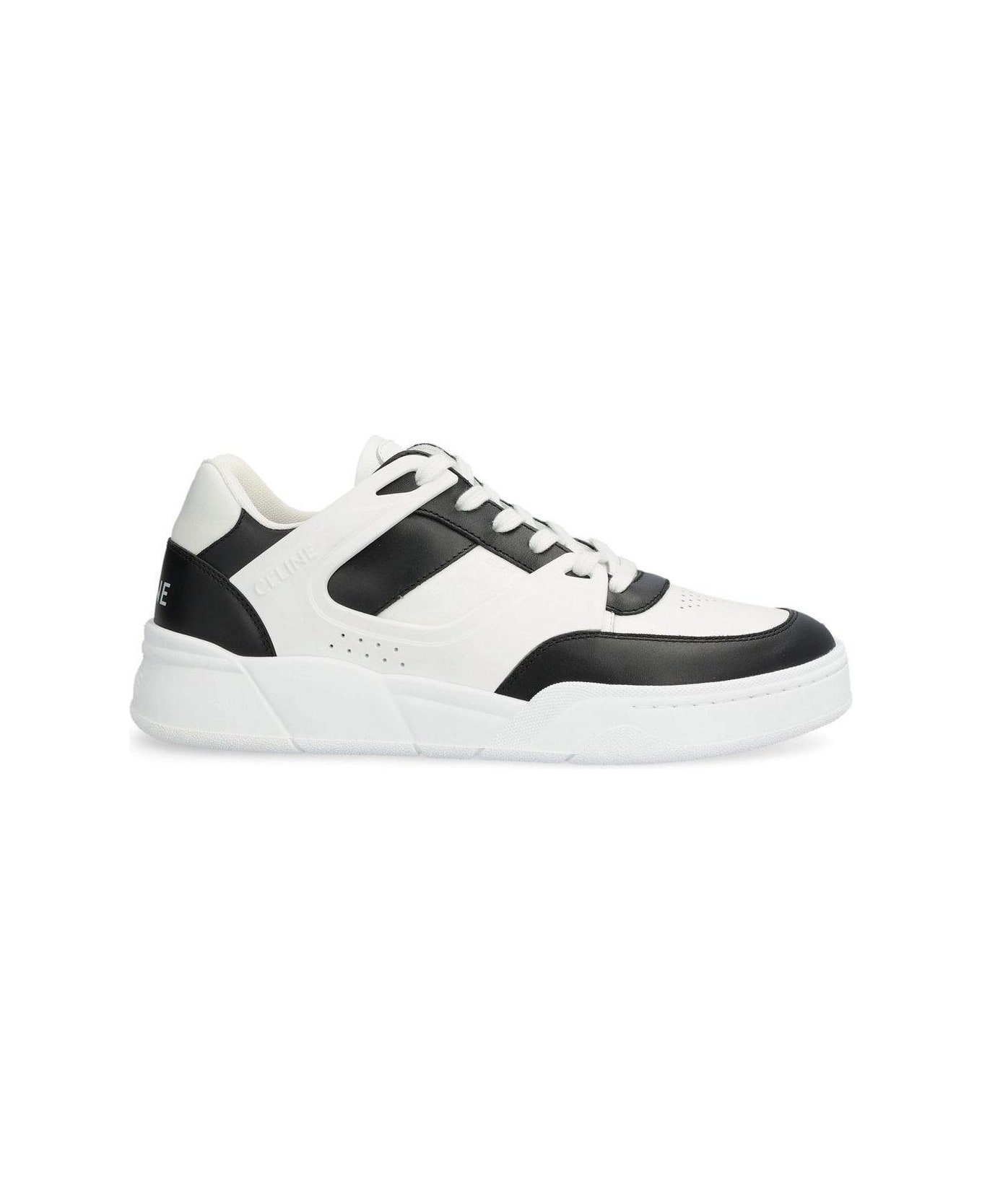 靴 CELINE CT-07 LOW TOP SNEAKER size 42 CELINE HOMME CT-07 Rubber-Trimmed Leather Sneakers for Men