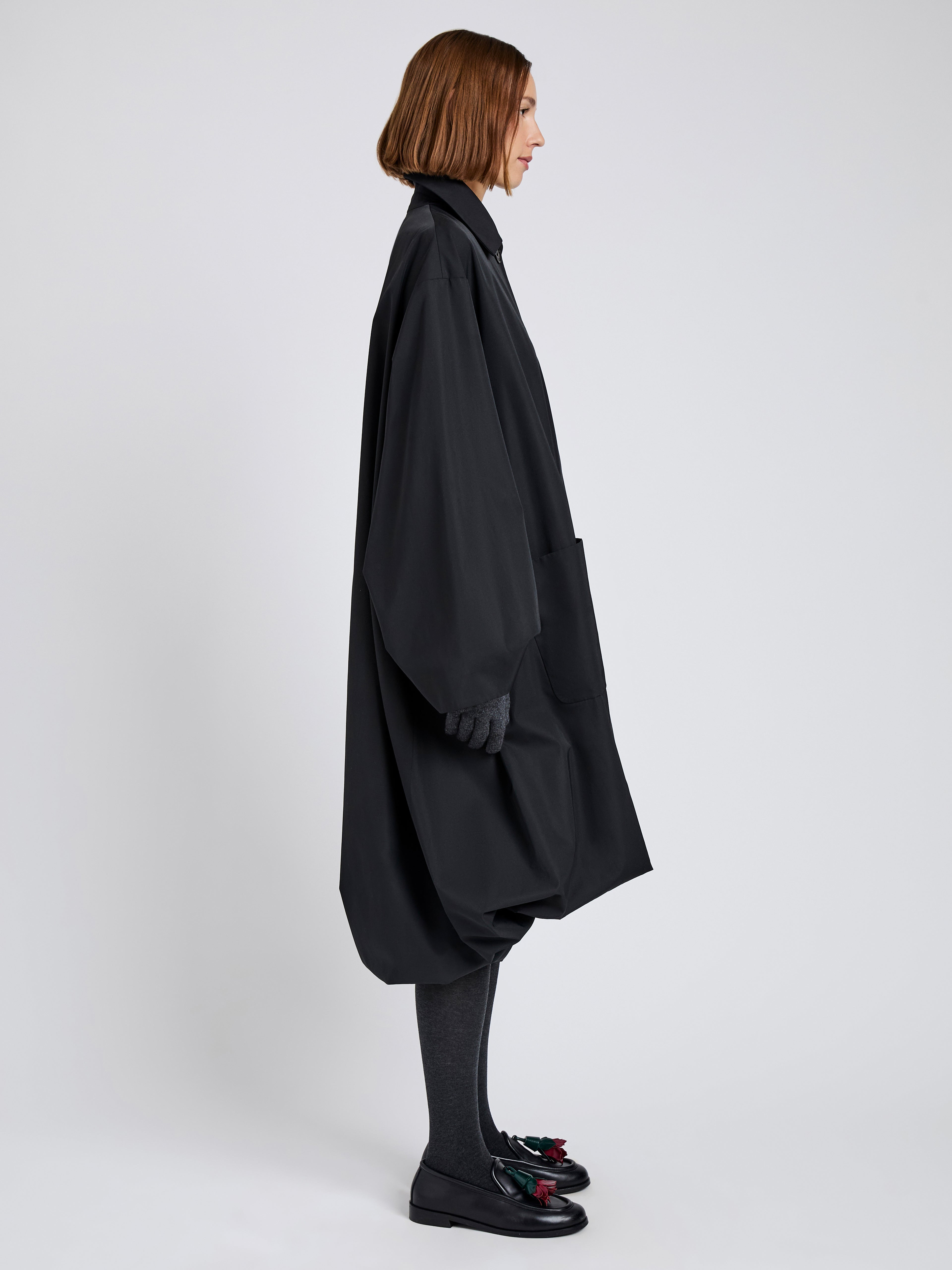 Verretta Coat in Coated Cotton - 3