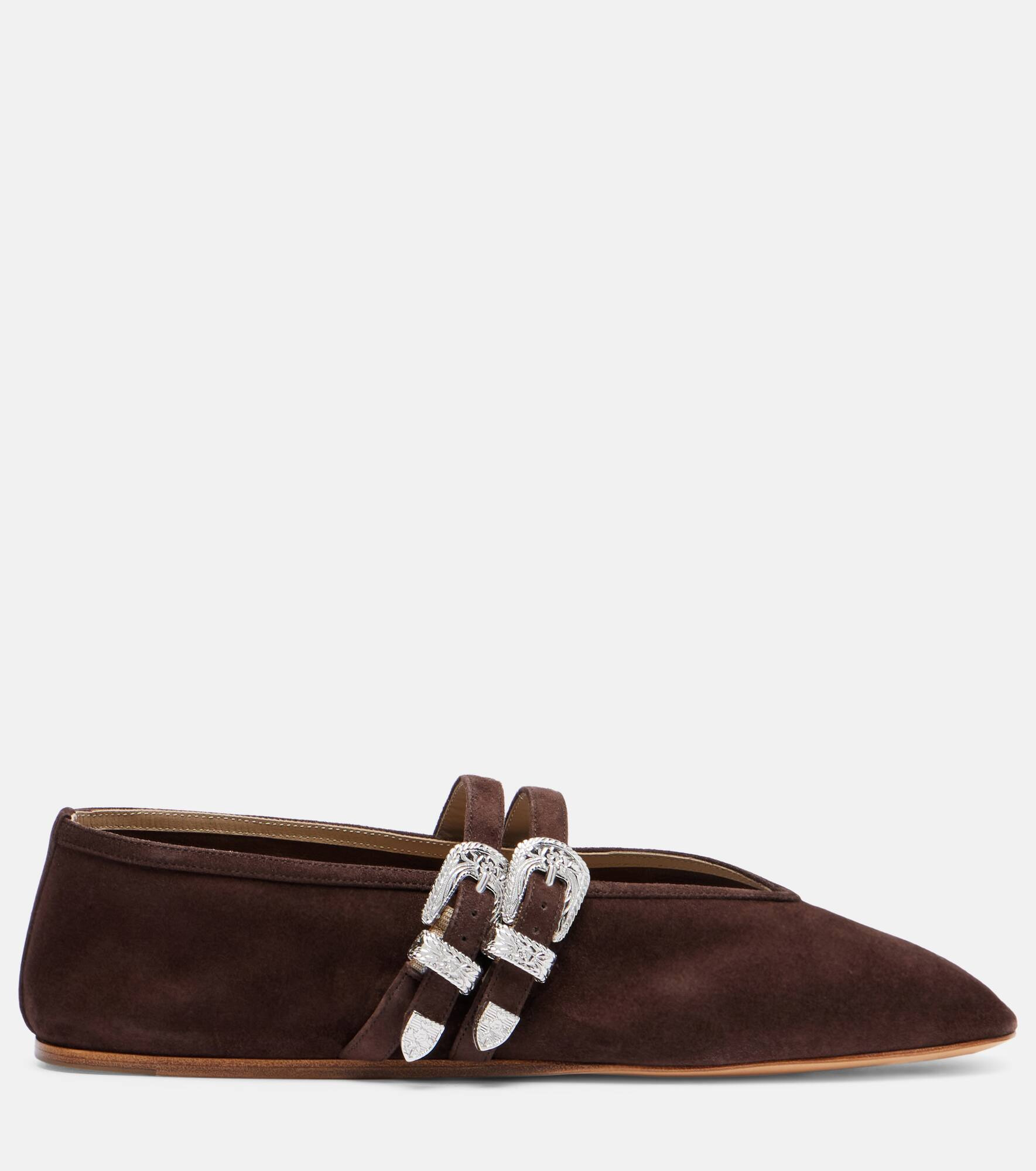 Claudia suede ballet flats - 4