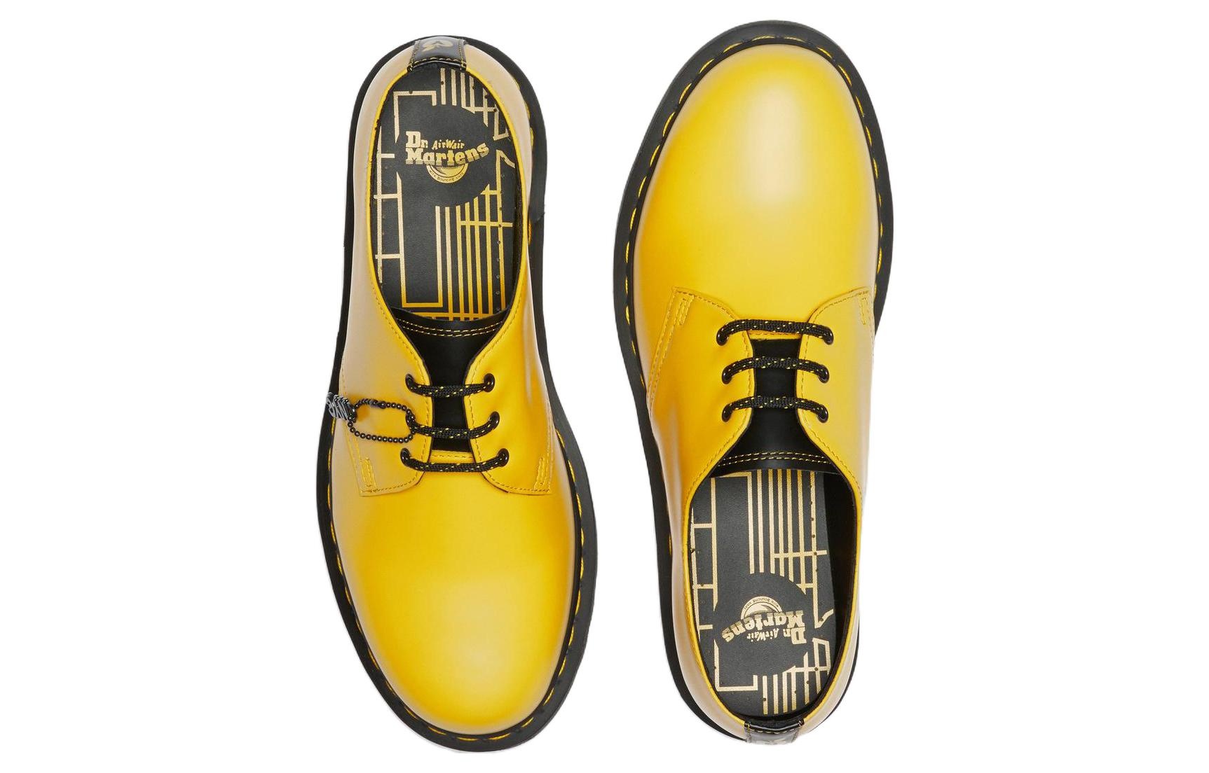 Dr. Martens 1461 New York City Smooth Leather Oxford 'Yellow' 27265700 - 4