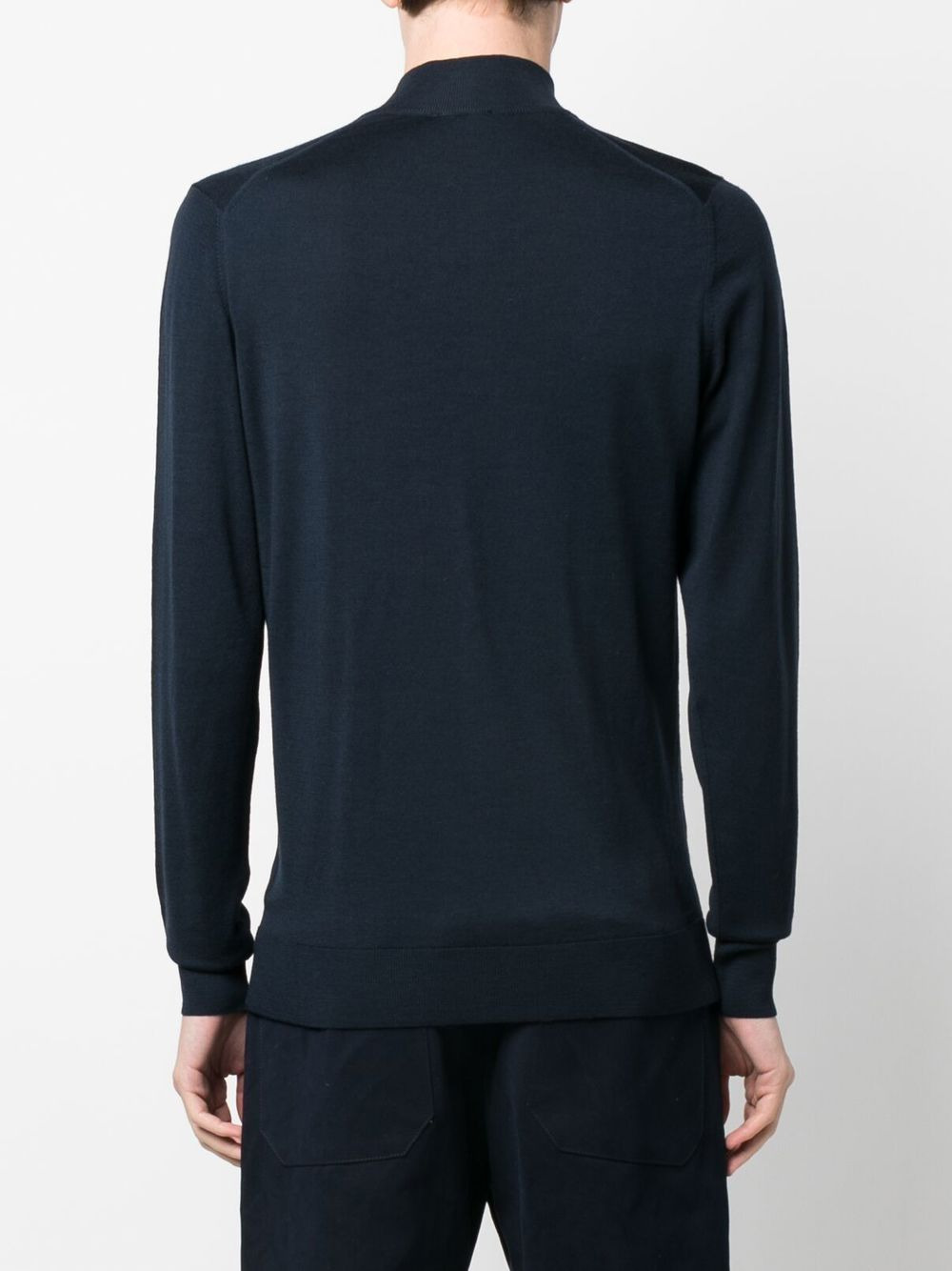 high-neck long-sleeve jumper - 4
