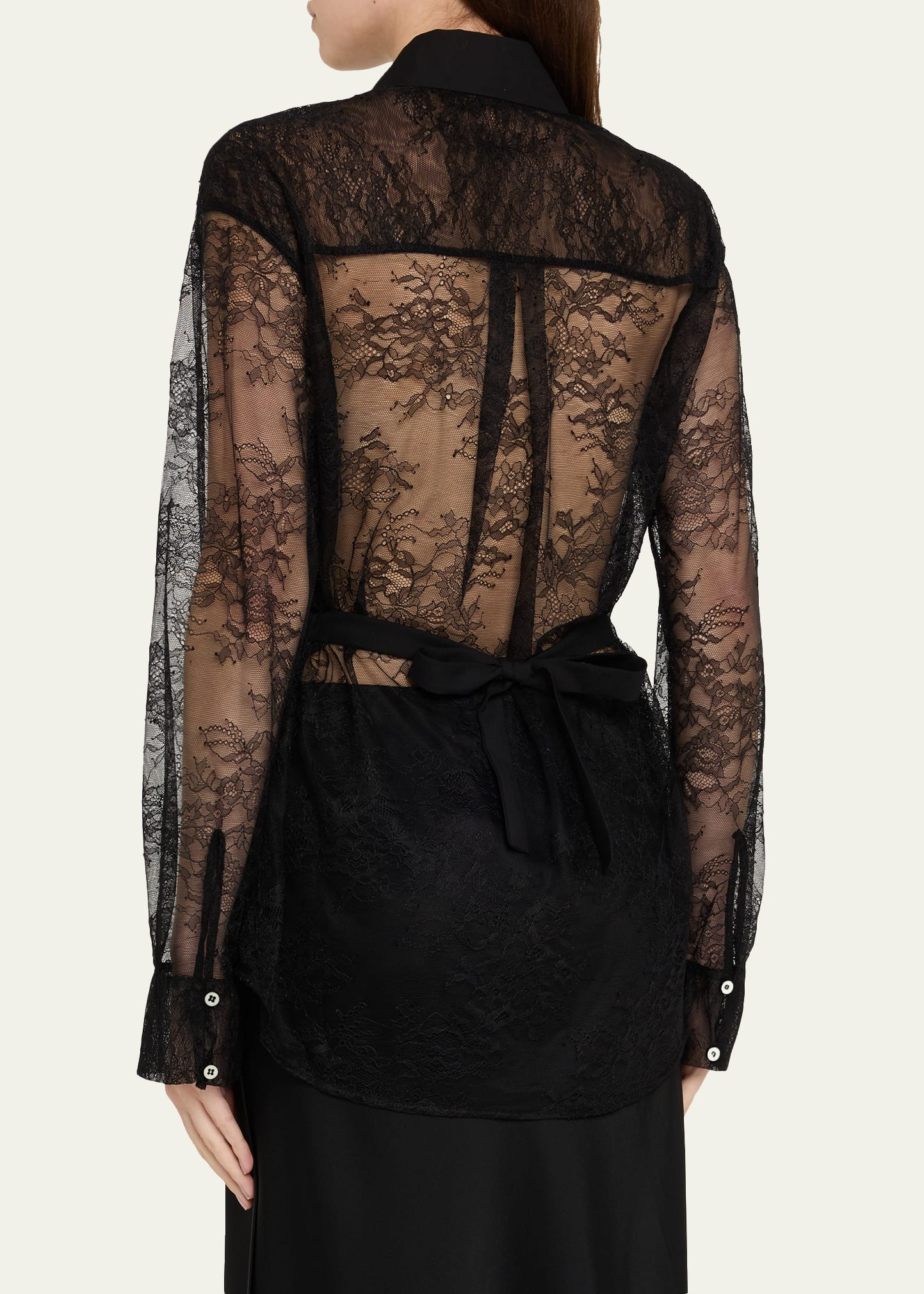 Lace Tuxedo Shirt - 3