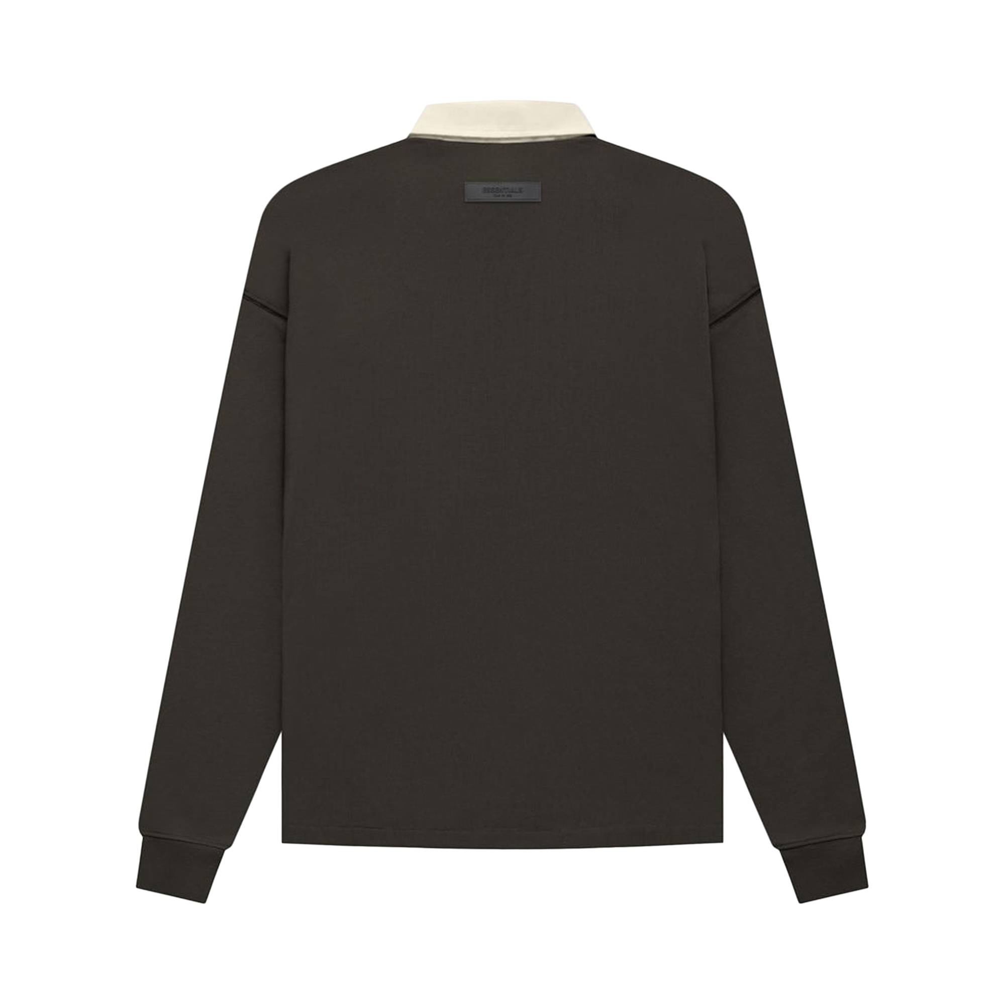 Fear of God Essentials Henley Rugby 'Off Black' - 2