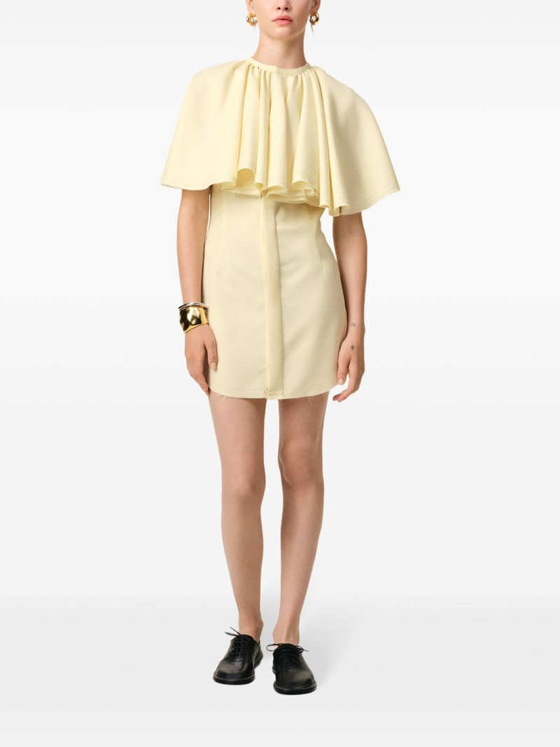AMI Paris ruffle-detail dress outlook