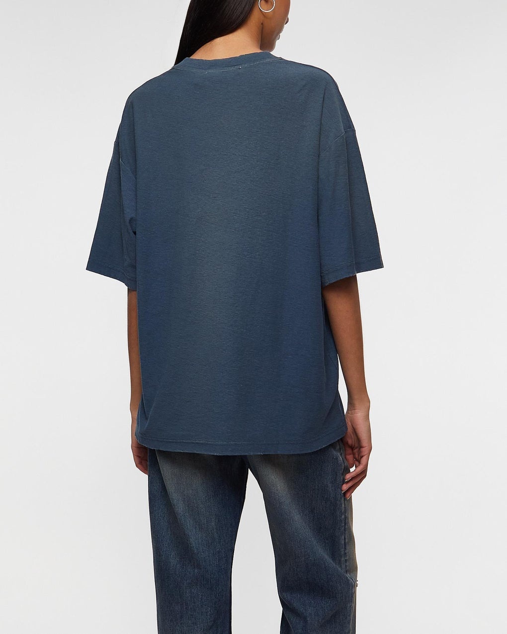 T-Shirt Logo Relaxed Fit Blue - 4