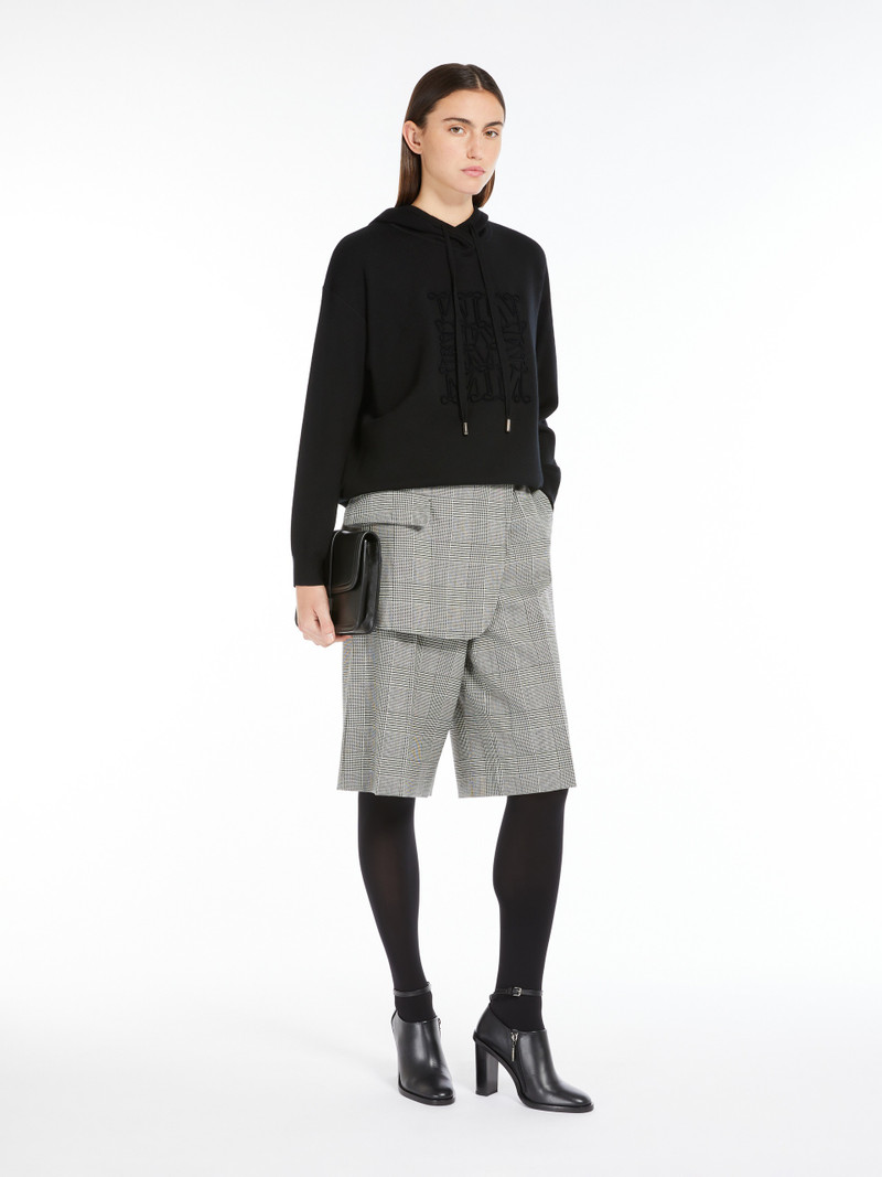 Max Mara PAMIR Hooded wool sweatshirt outlook
