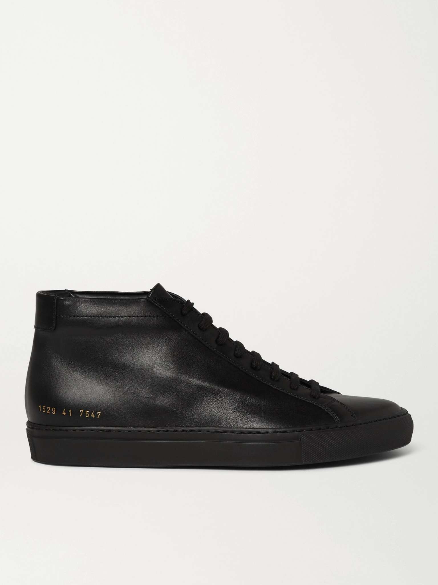 Common Projects Original Achilles Leather High Top Sneakers REVERSIBLE