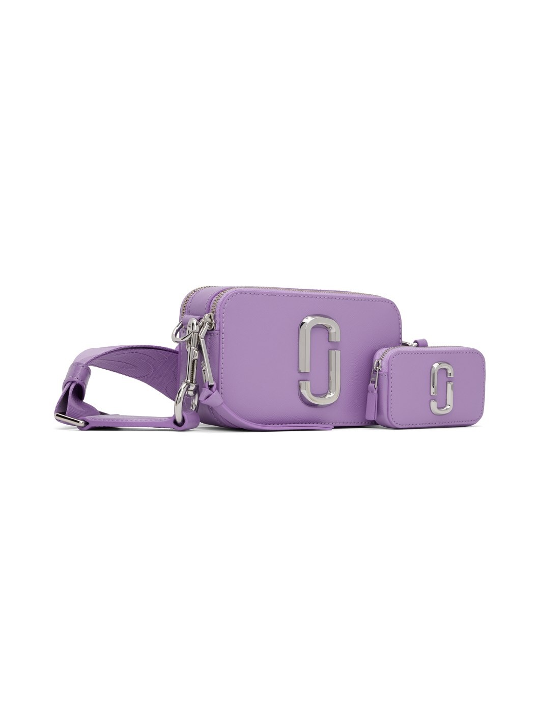 MARC JACOBS: The Snapshot Saffiano leather bag - Lilac
