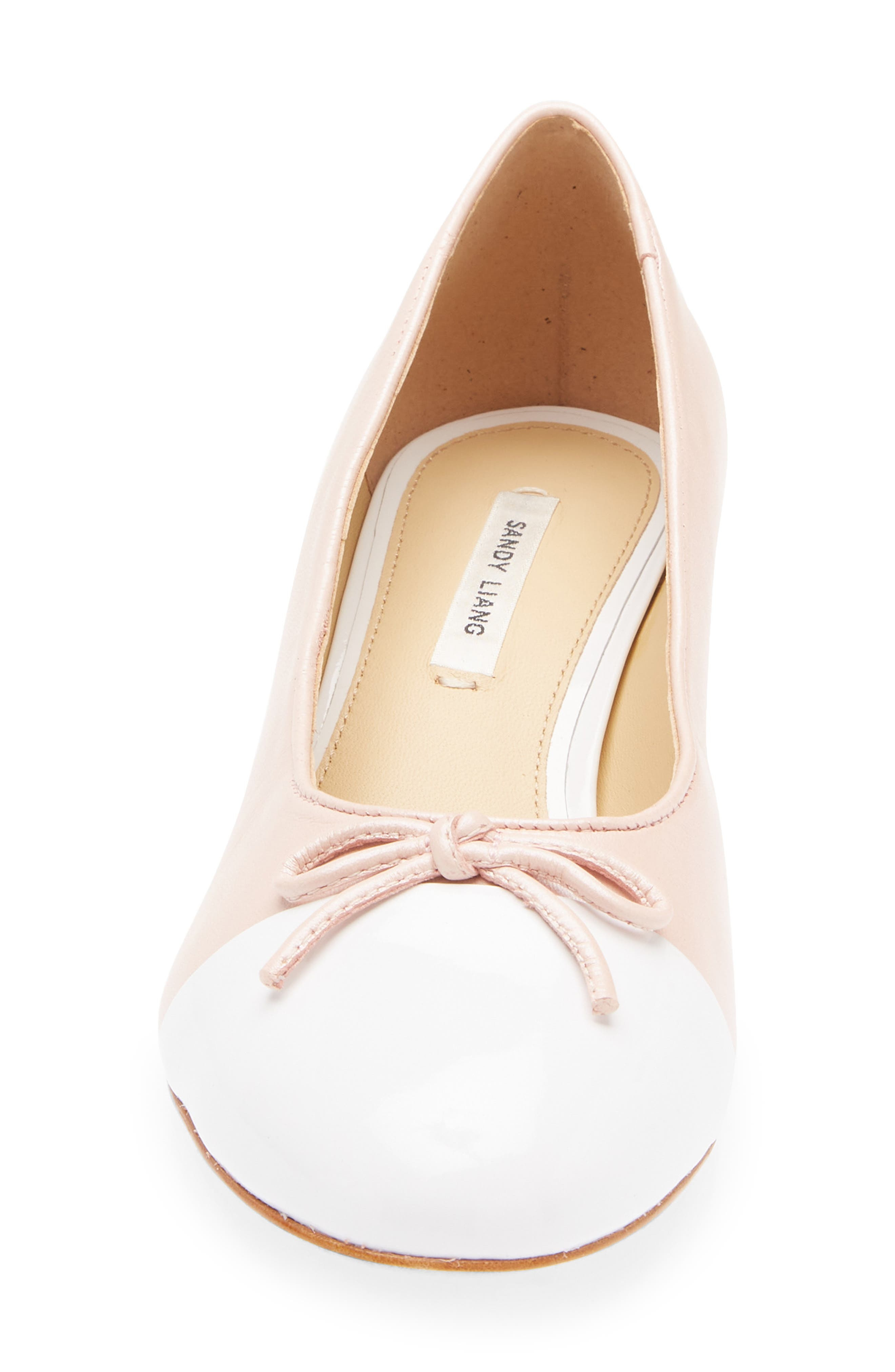 Sandy Liang Bow Pump in Pearl Pink at Nordstrom - 4